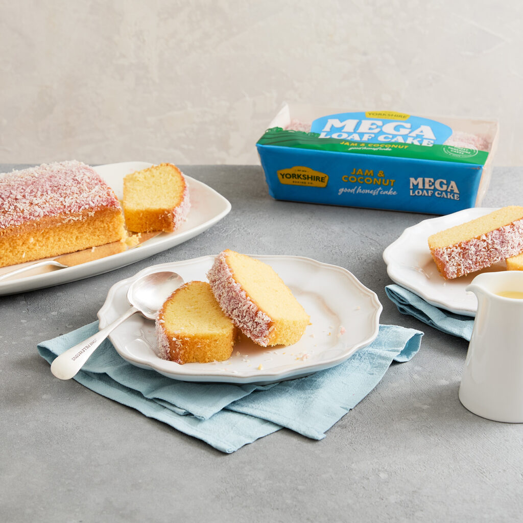 Jam & Coconut Mega Loaf Cake