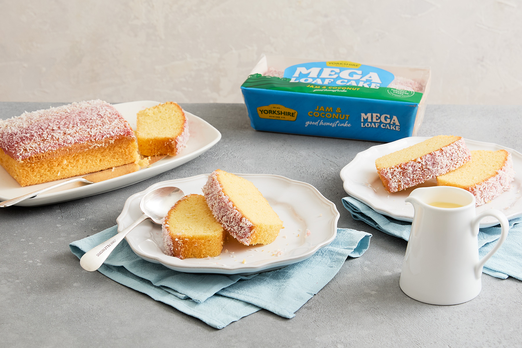 Yorkshire Baking Co. Jam & Coconut Mega Loaf Cake